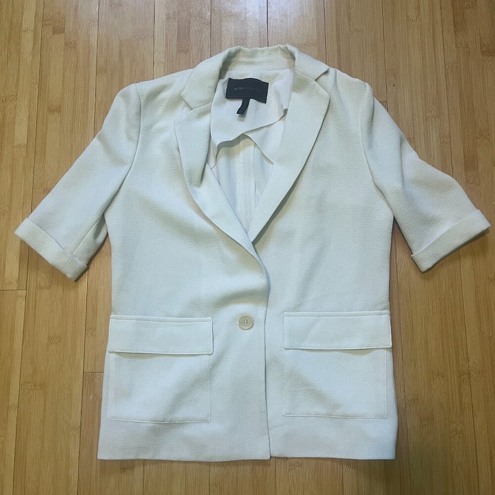 BCBG MaxAzria White Jacket